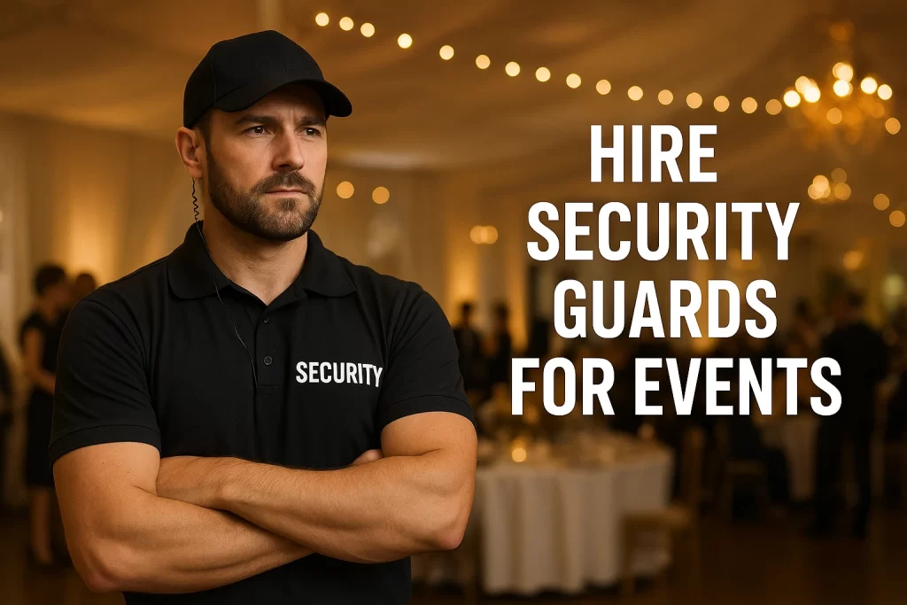 wedding security guard services